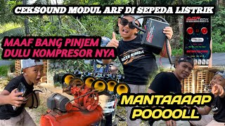 ARF TECH AIR HORN MODULE TEST ON SIBOCIL ELECTRIC BIKE‼️
