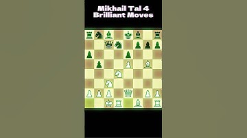 Mikhail Tal 4 Brilliant Moves - Chess EDIT