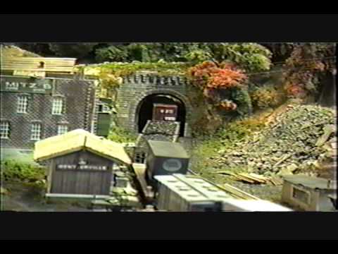 Part 2 Model railroad operation Video of the Old Pittsburgh and West Virginia RR of Tom Wilson