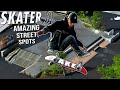 AMAZING Street Spots, Training Facility and Hippie Flips - Skater XL