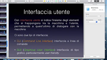 Che vuol dire interfaccia utente?