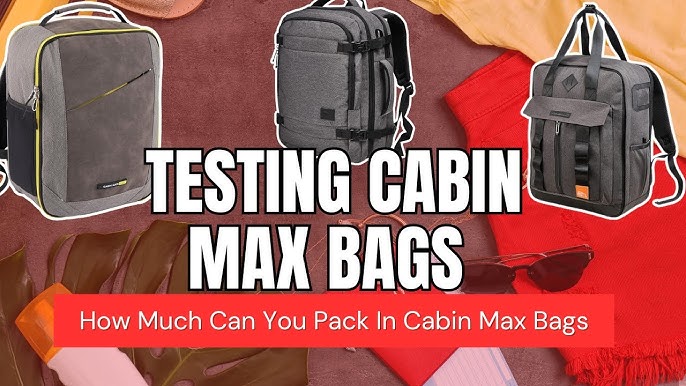 Cabin Max Manhattan Stowaway XL - Maleta de Cabina para Ryanair 40x20x25  Maleta de Viaje Barata, Equipaje Gratis en vuelos de Ryanair