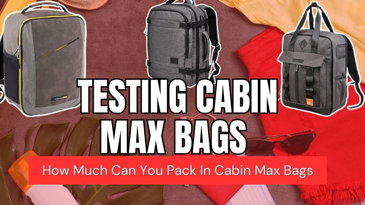 Packing 3 Cabin Max Bags Test #cabinmax #travel 