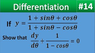 If y=(1+sinx+cosx)/(1+sinx-cosx) .. diffrentiation  wbchse hs 14