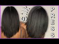 DIY Salon Silk Press at Home (RELAXED HAIR)