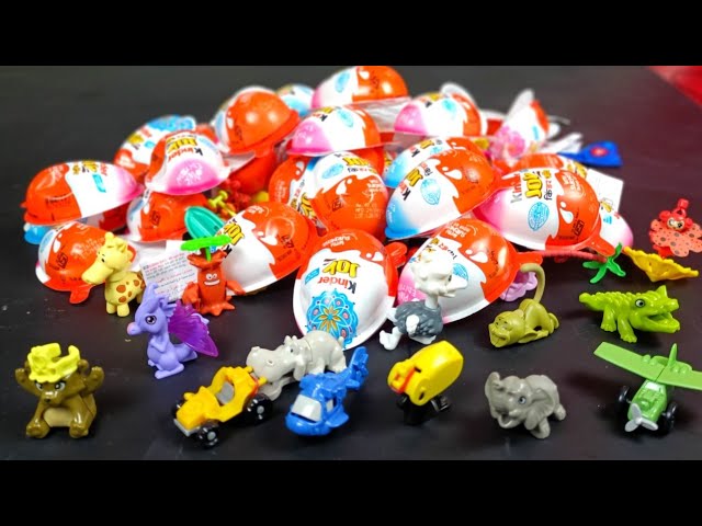 50 X Kinder Joy Surprise Toys Collection - Peephole View Toys - Youtube