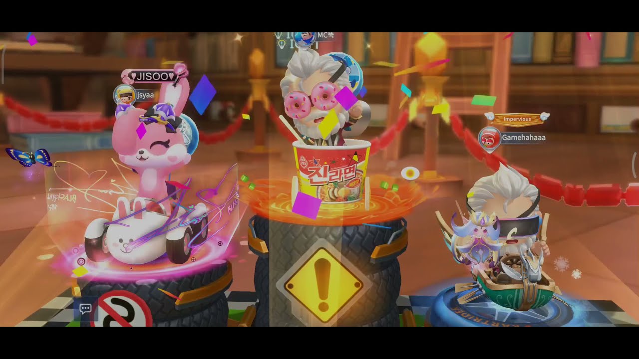 Louie's Study (Castle) - Ranked Item Solo (Master IV) - KartRider Rush+ Gameplay