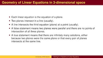 TR7.2 - Solving 3x3 Systems of Linear Equations