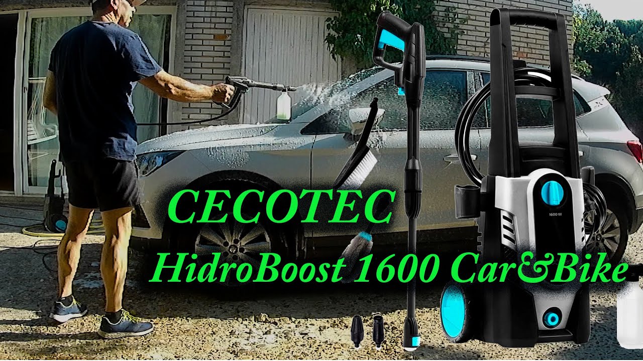 Hidrolimpiadora Cecotec HydroBoost 1600 Car&Garden - Vaporeta - Pequeño  Electrodoméstico 