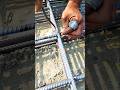 “Satisfying Rebar Tying with Wire 😮 | Perfect Rod Binding”#rebartying #construction #rodbinding