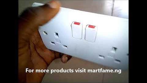 MK Y0433 2 Gang DP Switched Twin Socket 13A