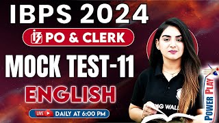 IBPS PO & Clerk 2024 | English Mock Test by Anchal Mam #11