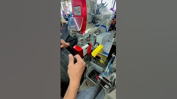 Auto Pant Waistbelt Loop Attach Machine #waistbelt #autosewingmachine #autosewing #pant #automatic