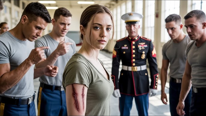 The Marines Mocked Her Scars, Until The General Saw Them and Froze - YouTube