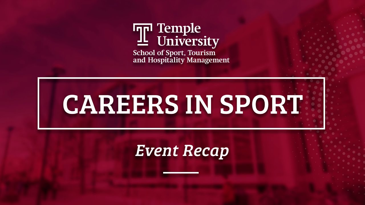 Careers in Sport Event Recap YouTube