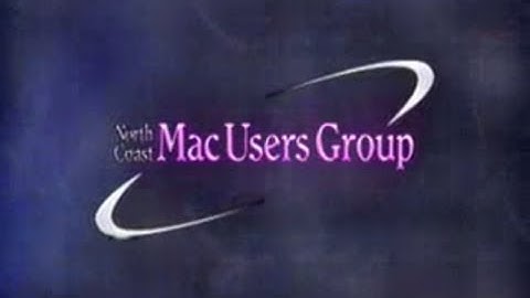 North Coast Mac Users Group (NCMUG) Promotional Video