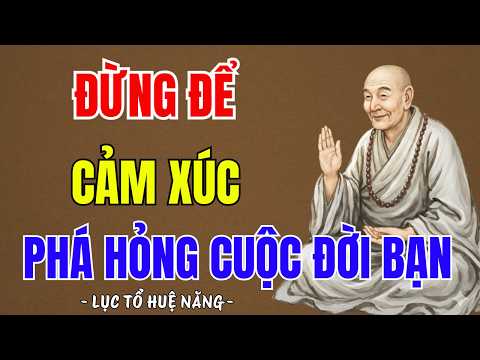 LỤC TỔ HUỆ NĂNG : Đừng để cảm xúc điều khiển cuộc đời bạn, nên nghe 1 lần