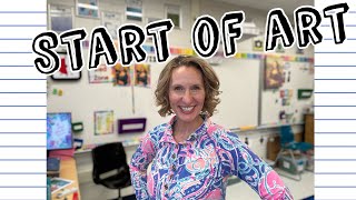 How I Start my Elementary Art Classes