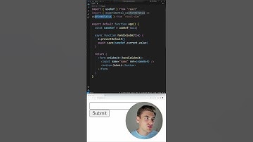 New useFormStatus React Hook
