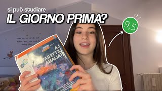 COME STUDIARE IL GIORNO PRIMA! (study vlog + consigli)🫶🏼📚