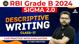 RBI Grade B Descriptive Writing | RBI Grade B 2024 Preparation Strategy | By Veer Ashutosh #17