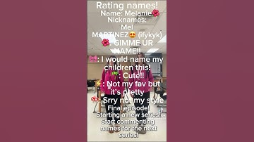 Rating names (last series! More info in comments) #shorts #viral #blowup #popular #trending #fypシ゚