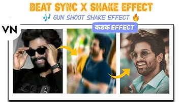 Trending Beat Sync + Shake Effect Status Editing In VN Editor 🔥👌