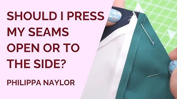 Should quilt seams be pressed open or to the side?