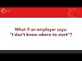 When an employer says: "I don't know where to start" (EN)