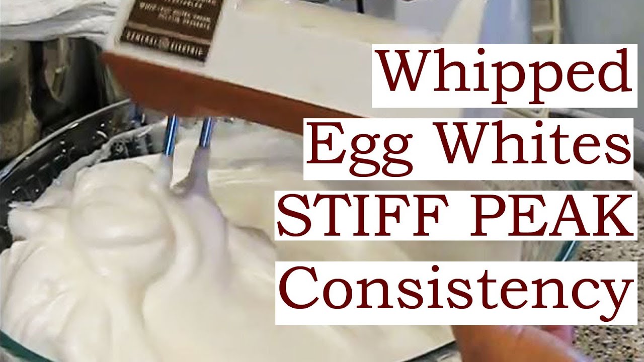 Beat egg whites in snow without electric mixer and without getting tired 