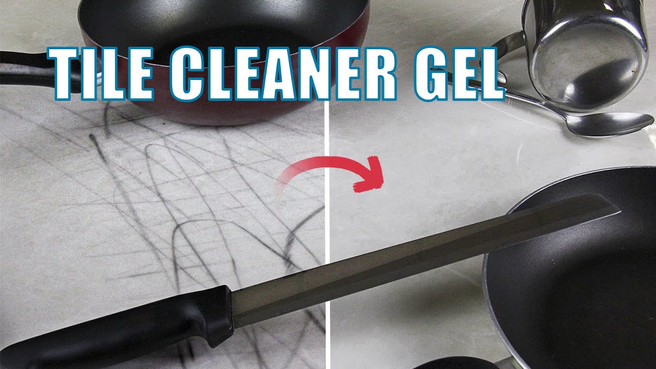 How to Remove METAL MARKS from #Porcelain and #Ceramic surfaces ✨Faber TILE  CLEANER GEL