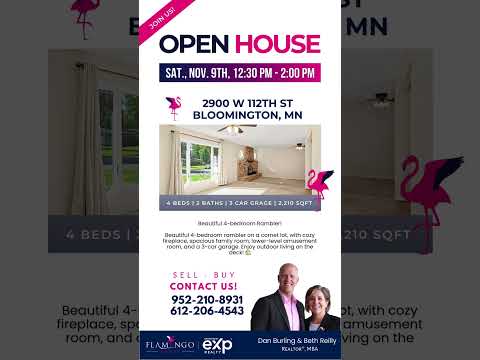 2900 W 112th Street, Bloomington, MN home video tour