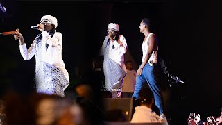 King Of DanceHall Ziza Bafana Surprises Ray G On Stage With Western Dress Code at Lugogo