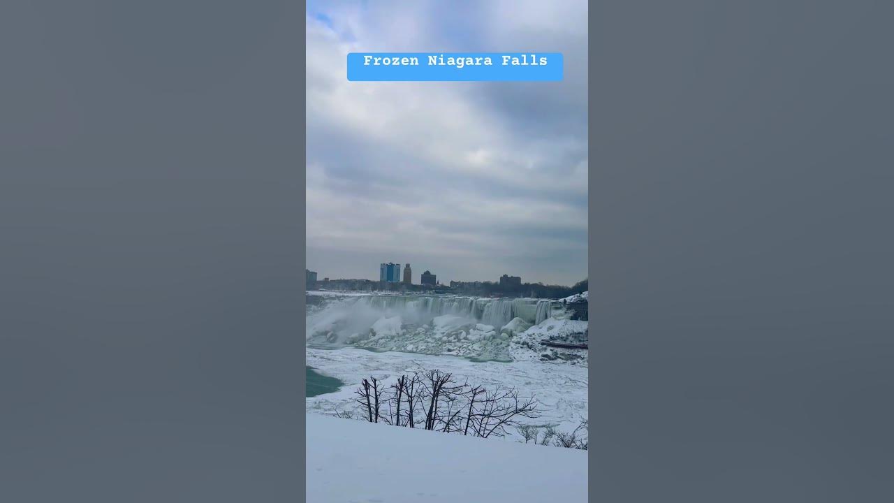 Breathtaking Niagara Falls In Winter 2025 ytshorts frozen nature 