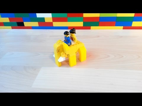 Слон Lego Megabloks elefant - YouTube