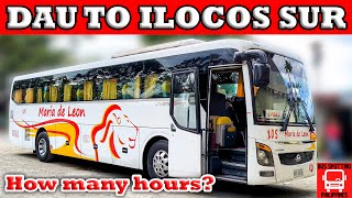 HOW MANY HOURS FROM DAU TO ILOCOS SUR? Maria de Leon 105