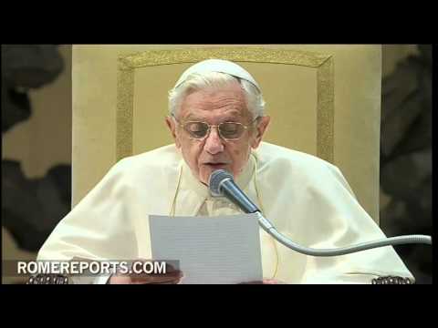 Benedicto XVI reflexiona sobre la oración contemplativa en las cartas de San Pablo
