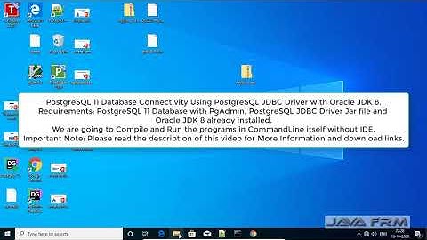 How to connect to PostgreSQL 11 using PostgreSQL JDBC Driver with Oracle JDK 8