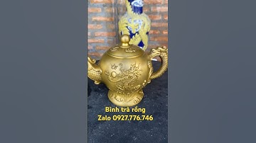 Bình trà rồng #đồcổ #đồđồngxưa #shortsvideo #trending #doclabinhduong