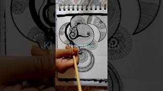 ZEN ART | BlackLivelyLovely part-3 | #zen #art #drawing #sketch #reels #painting