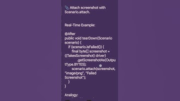 ⚡  Attaching Screenshots in Cucumber Reports 📸📝