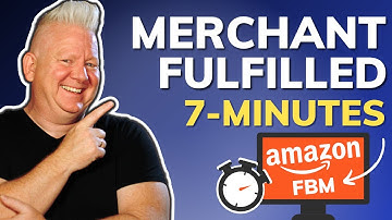 Set Up Your Amazon FBM Listing FAST 🔥 7-Minutes To Merchant Fulfilled