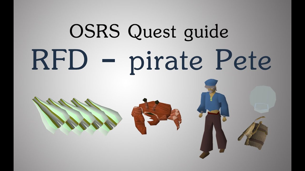 [OSRS] Recipe for disaster - freeing pirate Pete - YouTube