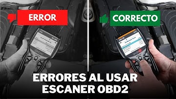 5 Errores comunes al usar un Escáner OBD2 (Guía completa)