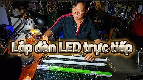 Hướng dẫn lắp đèn LED trực tiếp cho bảng quảng cáo