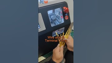 Deutch Solid Contact Terminal Crimping Machine | JCW-F3 | Wire Stripper Terminal Crimper