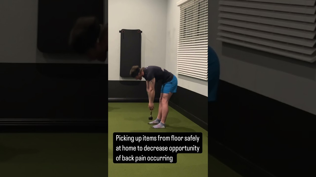 Picking up items from floor safely at home