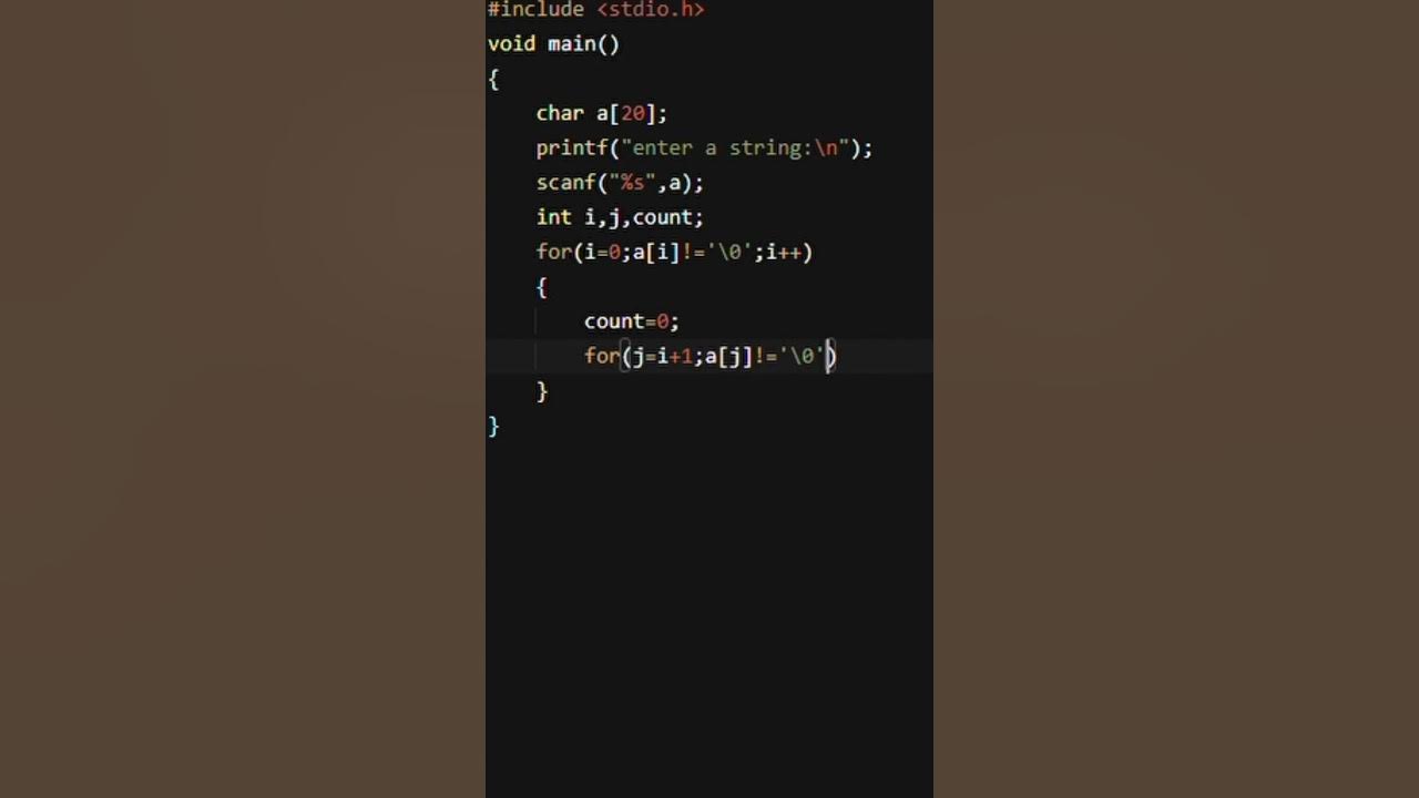 🔠 C Program to Remove Duplicate Characters from a String | Simple C ...