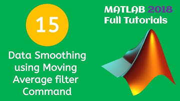 15 MATLAB Beginners Tutorial- Data Smoothing using Moving Average filter Command