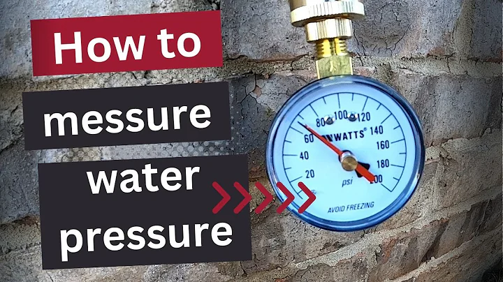 Understanding Water Performance: How to Perform a Water Pressure and Flow Test at Home